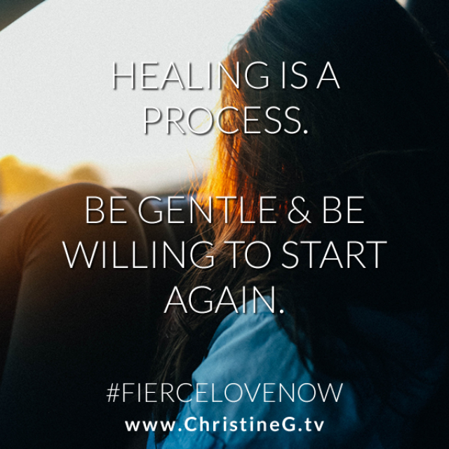 Healing is a Process